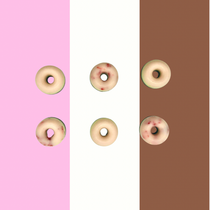 Neapolitan Yoghurt And Carob Mini Donuts 100g